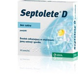 Septolete D 30 pastylek do ssania bez cukru