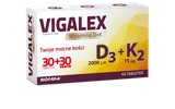 Vigalex witamina D3 2000 IU + witamina K2 75 ug 60 tabletek