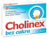 Cholinex bez cukru do ssania 16 pastylek