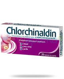 Chlorchinaldin VP 20 tabletek do ssania o smaku porzeczkowym