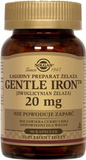 Solgar Gentle Iron Żelazo 20 mg 90 kapsułek