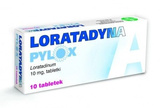 Loratadyna Pylox 10mg 10 tabletek