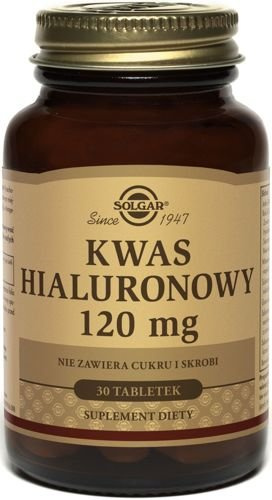 Solgar Kwas Hialuronowy 120 Mg 30 Tabletek