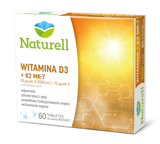 Naturell Witamina D3 2000 + K2 MK-7 75 mcg 60 tabletek do ssania Instant