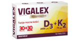 Vigalex witamina D3 2000 IU + witamina K2 75 ug 60 tabletek